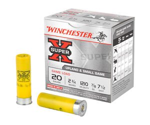 Winchester Super X Game Load 20 Gauge 2.75" 7/8oz 7.5 Shot 25 Rounds - Image 2