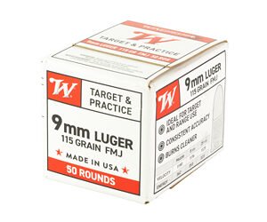 Winchester USA Target 9mm Luger 115gr FMJ 50 Rounds - Image 4