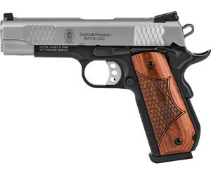 Smith & Wesson E Series 1911 45 ACP 8+1 4.25" Barrel Black/Stainless - Image 2
