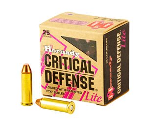 Hornady Critical Defense Lite 38 Special 90gr FTX 25 Rounds - Image 3