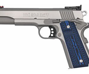 Colt 1911 Gold Cup Lite 45 ACP 8+1 5" Barrel Blue/Stainless - Image 2