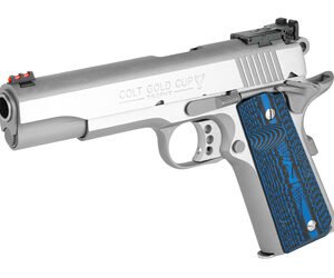 Colt 1911 Gold Cup Lite 45 ACP 8+1 5" Barrel Blue/Stainless - Image 4