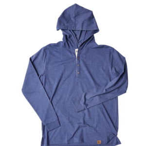 Men's Banded Five Oaks Hooded Henley - Image 1