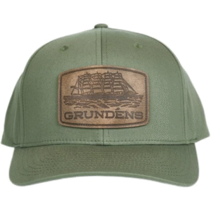 Men's Grundens Tall Ship Embossed Trucker Hat - Image 2