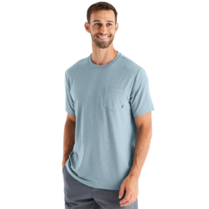 Men's FreeFly Bamboo Flex Pocket Tee - Image 2