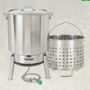Bayou Classic Stainless Steel Steam/Boil Cooker Kit