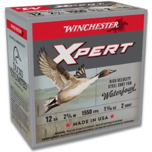 Winchester Super X Xpert High Velocity 12 Gauge 2.75" 1 1/16oz 2 Shot 25 Rounds - Image 1