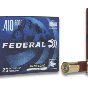 Federal Game-Shok High Brass 410 Gauge 3" 11/16oz 5 Shot 25 Rounds - Image 1