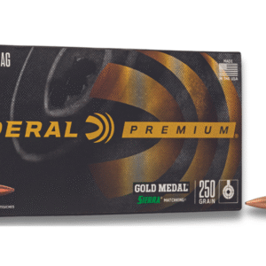 Federal Premium Gold Medal 338 Lapua Mag 250gr Sierra MatchKing BTHP 20 Rounds - Image 1
