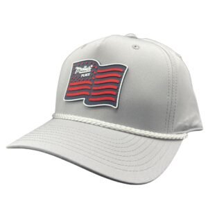 Men's Molly's Place USA Flag Hat Light Gray/White - Image 1