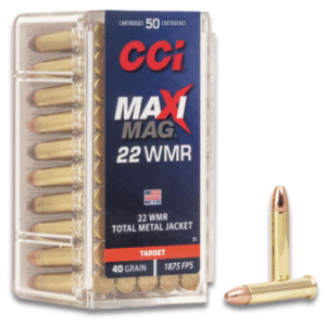 CCI Maxi-Mag 22 WMR TMJ 40gr 50 Rounds
