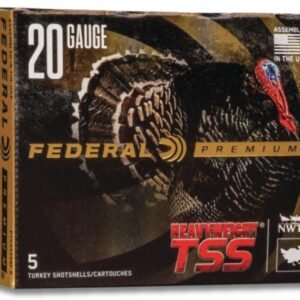 Federal Premium Heavyweight TSS 20 Gauge 3" 1-1/2oz 9 Shot 5 Rounds - Image 1