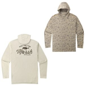 Men's Marsh Wear Buxton Tech Long Sleeve Hoodie - Image 1